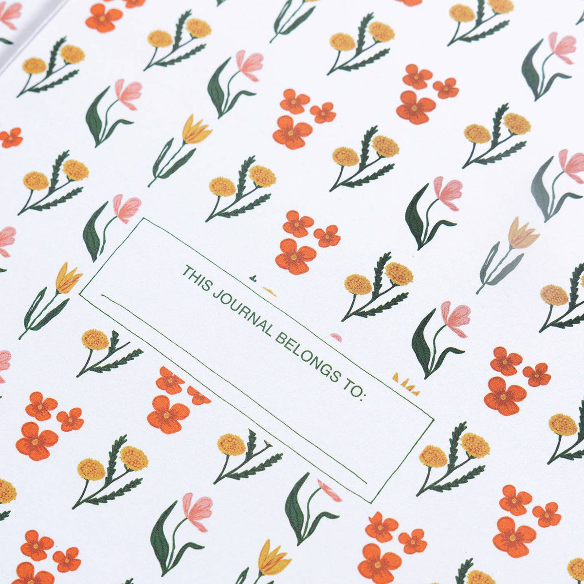 Embroidered Floral Journal | Hardcover Notebook for Journaling, Lists & Everyday Thoughts