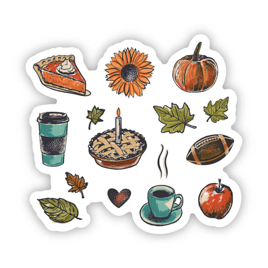 Fall Icons Sticker