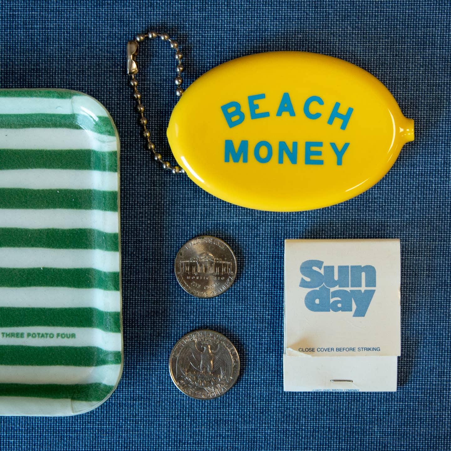 Beach Money Coin Purse | Tiny Treasure Pouch for Beach Days & Summer Adventures