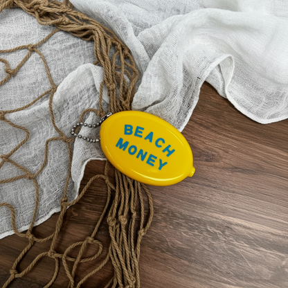 Beach Money Coin Purse | Tiny Treasure Pouch for Beach Days & Summer Adventures