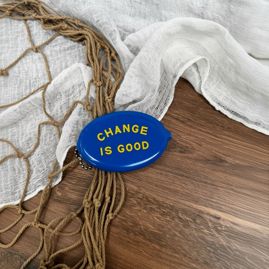 Change Is Good Coin Purse | Inspirational Coin Pouch for Everyday Essentials