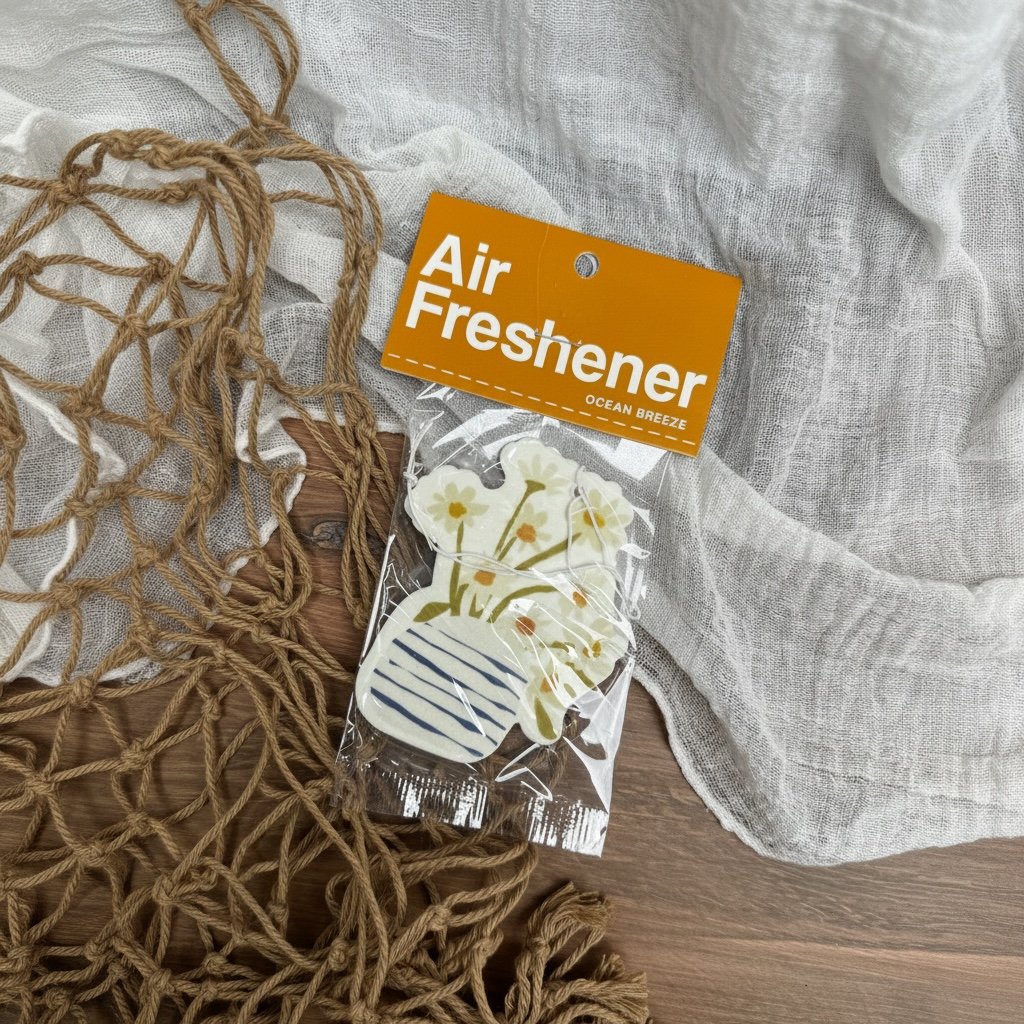 Daisy Bouquet Air Freshener | Ocean Breeze Scent | Floral Car Air Freshener