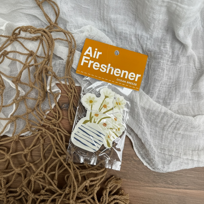 Daisy Bouquet Air Freshener | Ocean Breeze Scent | Floral Car Air Freshener