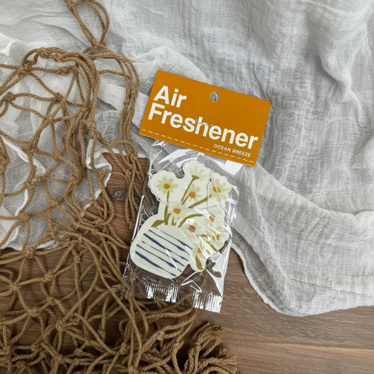 Daisy Bouquet Air Freshener | Ocean Breeze Scent | Floral Car Air Freshener