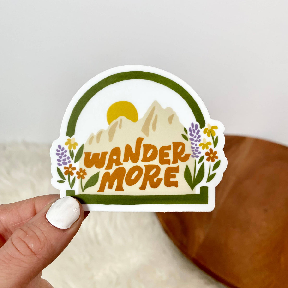 Wander More Nature Sticker