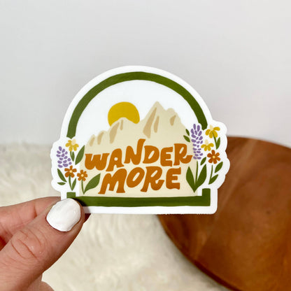 Wander More Nature Sticker