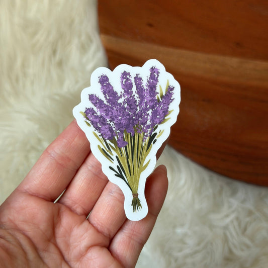 Lavender Flower Sticker